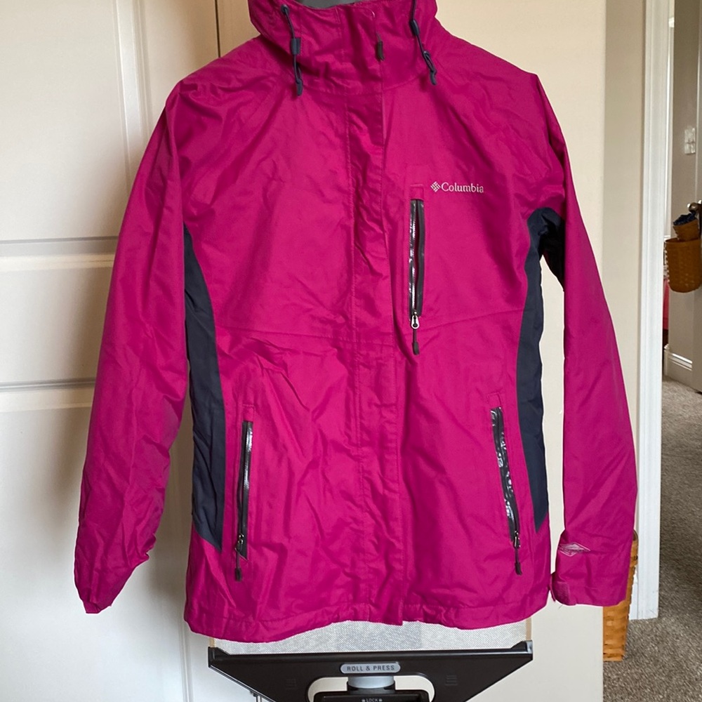 Columbia OmniHeat Rain Coat.